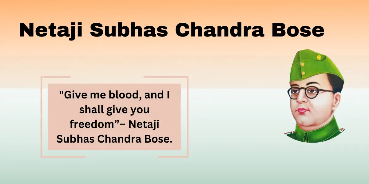 Netaji Subhas Chandra Bose Biography in English