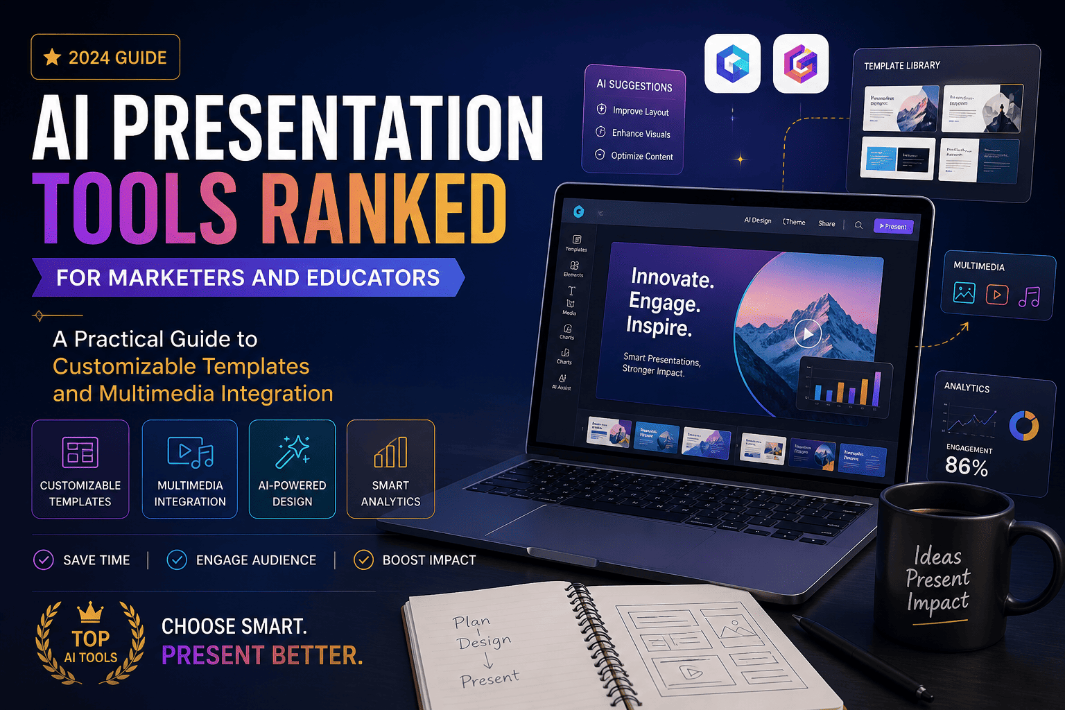 AI Presentation Tools Ranked for Marketers and Educators: A Practical Guide to Customizable Templates and Multimedia Integration